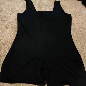 Express Black Sleeveless Jumpsuit